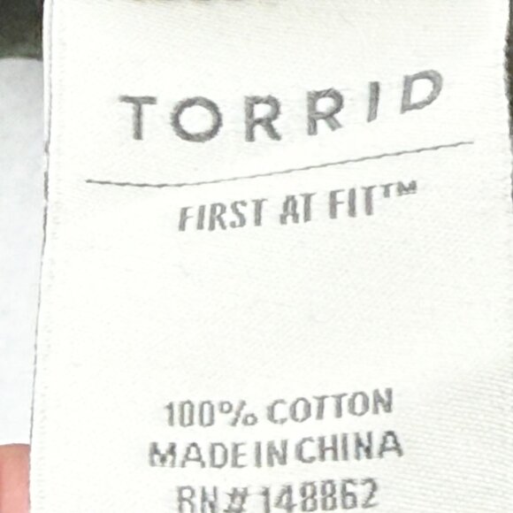 Torrid Womens Drawstring Waist Snap Pocket Green Lightweight Jacket 1 (1X-14/16) - Picture 8 of 10